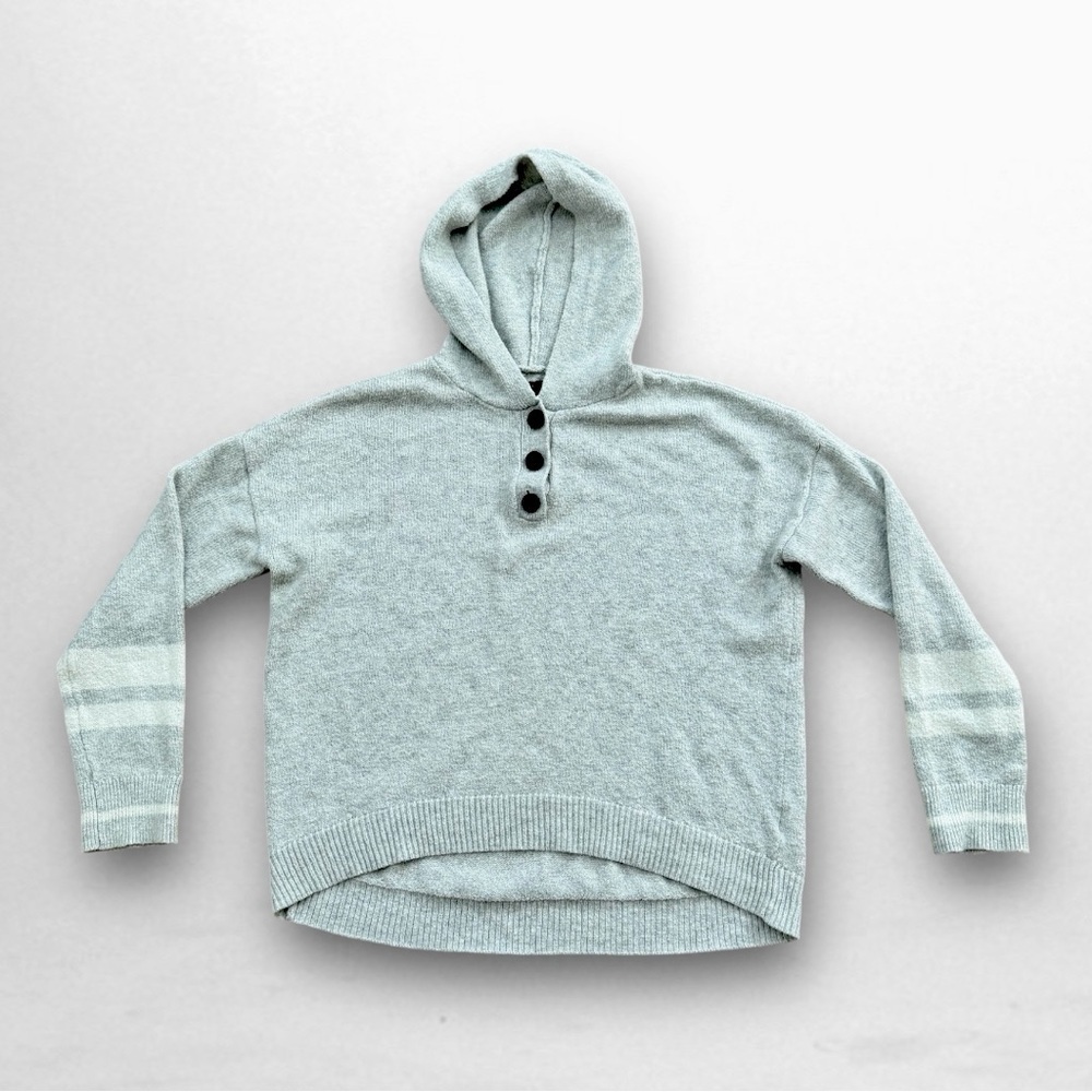 American Eagle Outfitters Pullover Knitted Sweater Gray White size XSmall - Picture 2 of 9